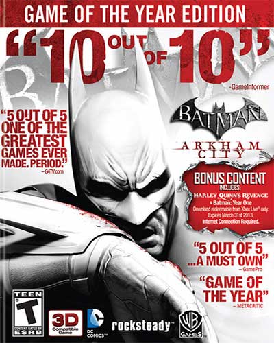 Batman arkham city game of the year edition free