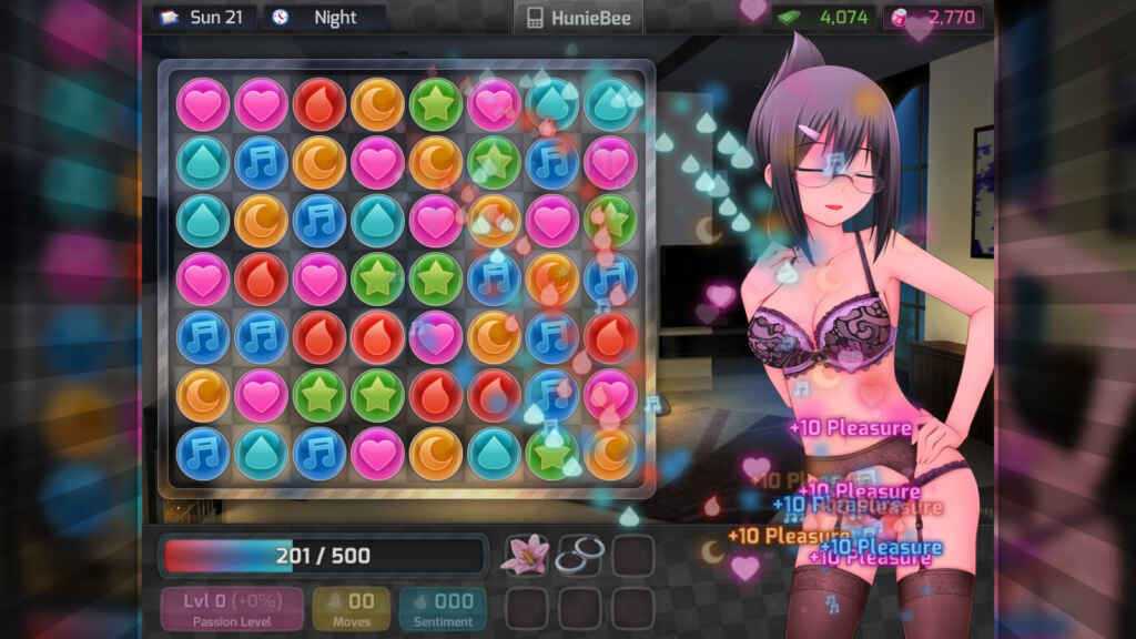 HuniePop PC Free Download (v1.2.0 Deluxe Edition)