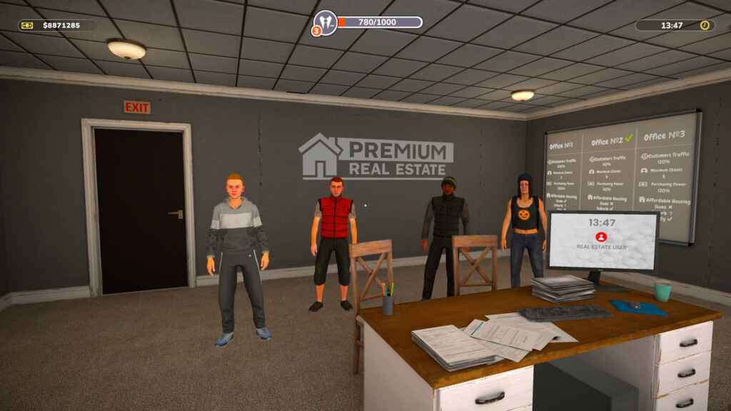 REAL ESTATE Simulator - FROM BUM TO MILLIONAIRE (B17028019)