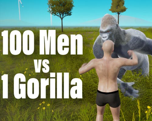 Gorilla Vs 100 Men PC Free Download (Goldberg)