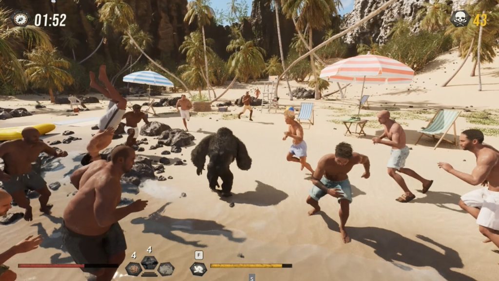 Gorilla Vs 100 Men PC Free Download (Goldberg)