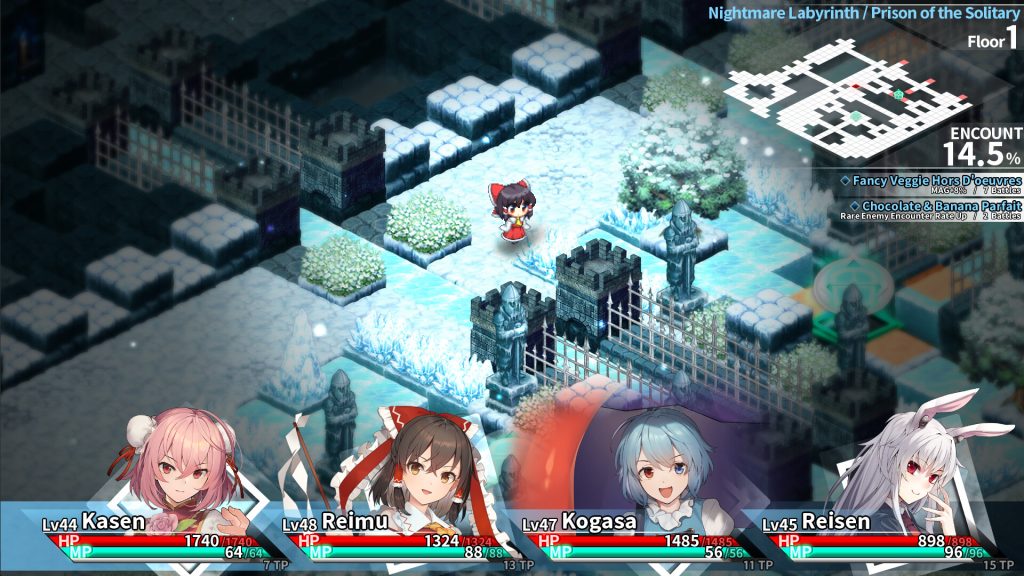 Labyrinth of touhou tri the dreaming girls & the mysterious orbs
